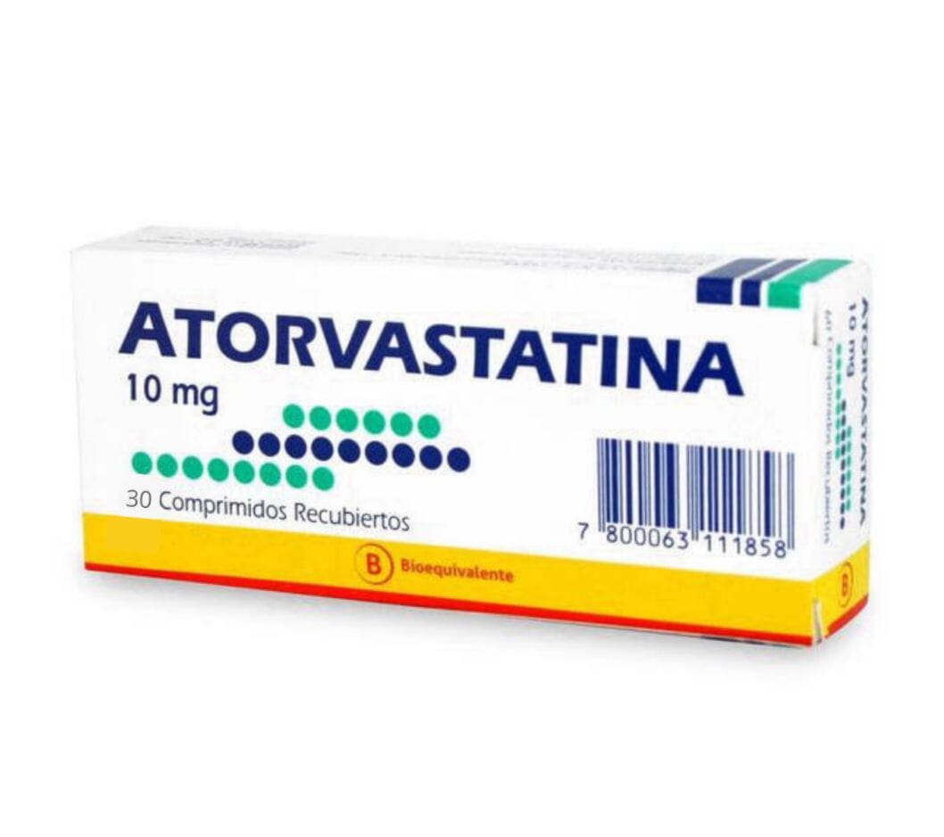 Atorvastatina 10 mg x 30 comprimidos Farmex-MiaHealth-Persistente